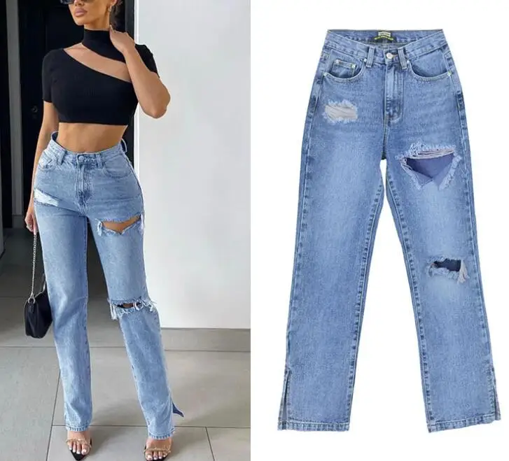 

High Waist Mom Baggy Jeans Women Denim Pants Boyfriend Jeans Carrot Pants Femme Girls Harlan Pants