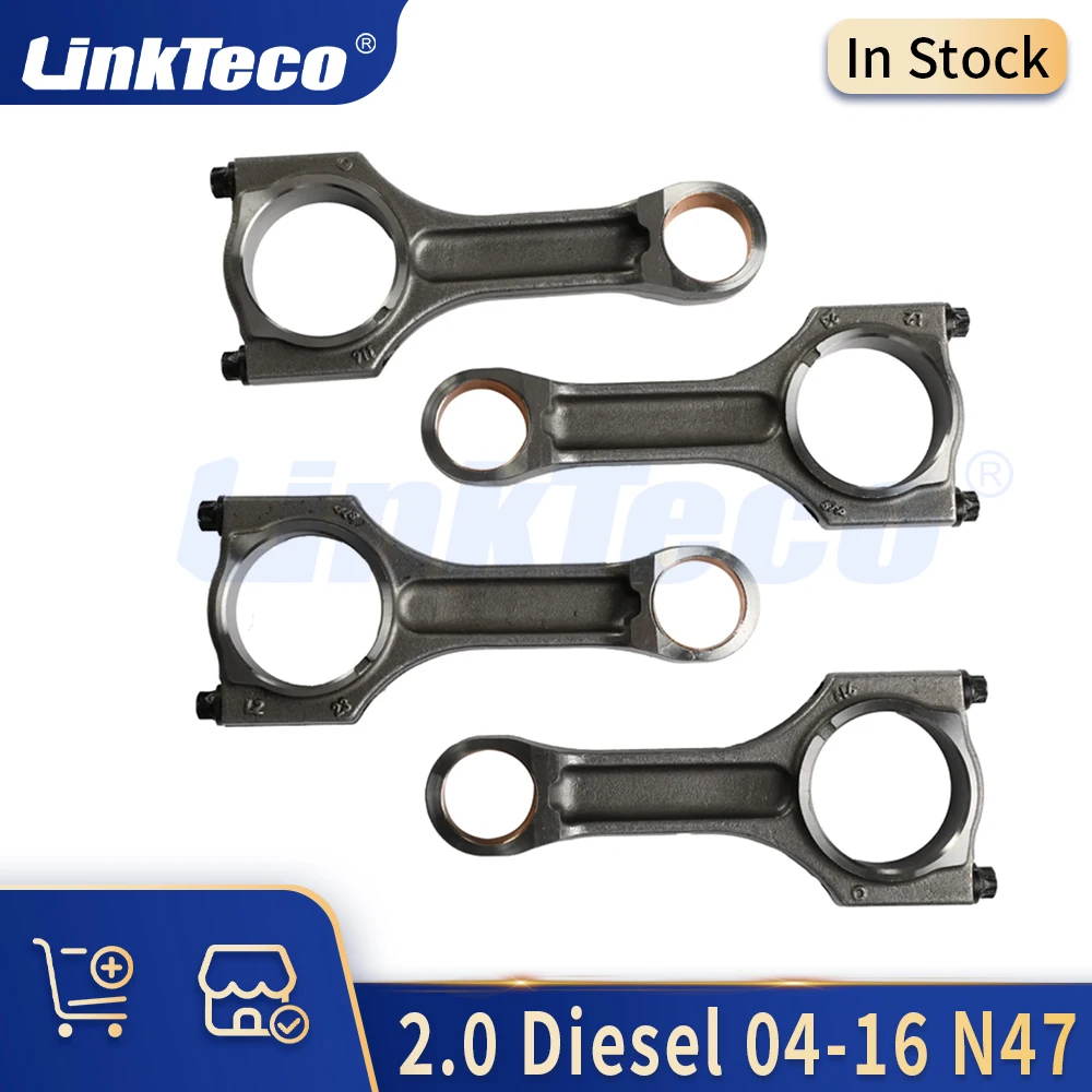 Engine Parts Connecting Rod Fit 2.0 L Diesel 04-16 N47 For BMW 1 2 3 4 5 series X1 X3 X5 MINI R55 R56 R57 R58 R59 R60 R61 ALPINA