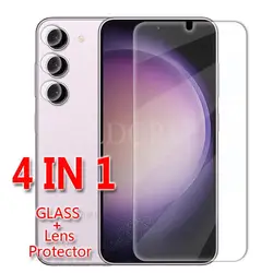 Glass For Samsung Galaxy S23 Tempered Glass HD Screen Protector Lens Camera Film Samsung S23 Plus S22 S21 FE S23 FE Glass