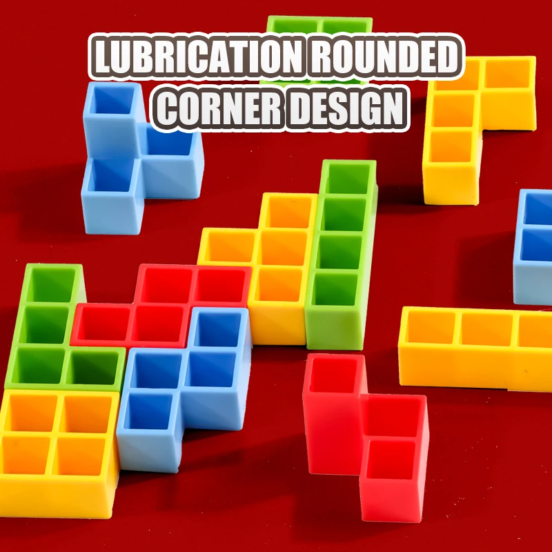 Fun Balance Stacking Blocks Board Game for Kids Adults Friends Team Dorm Family Game Night and Party Christmas, Halloween Gifts