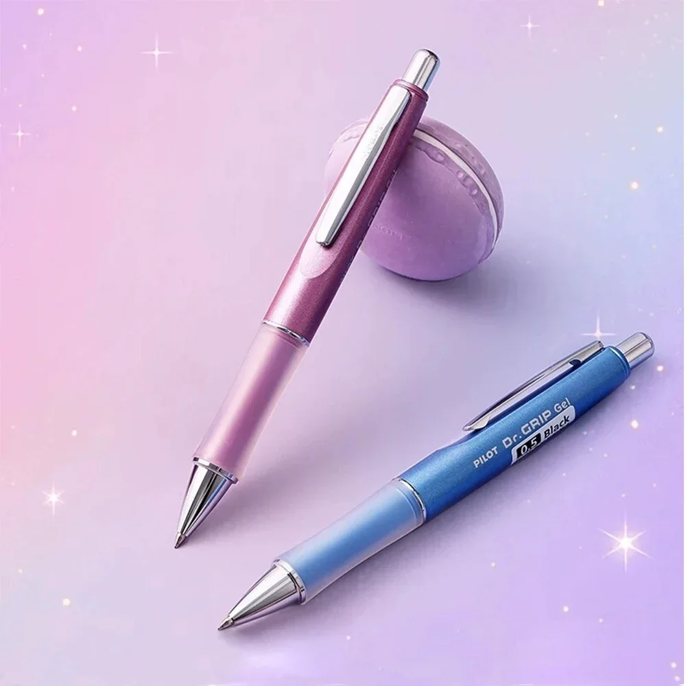 New Japan PILOT Dr.Grip Gel Pen Soft Grip Glue Black Pen Low Center of Gravity 0.5mm Learning Office Stationery Supplies