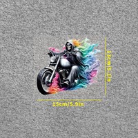 Car Skull Stickers Decorative Body Stickers Car Stickers Accessories  Motorcycles Exterior Accessories PVC Decal