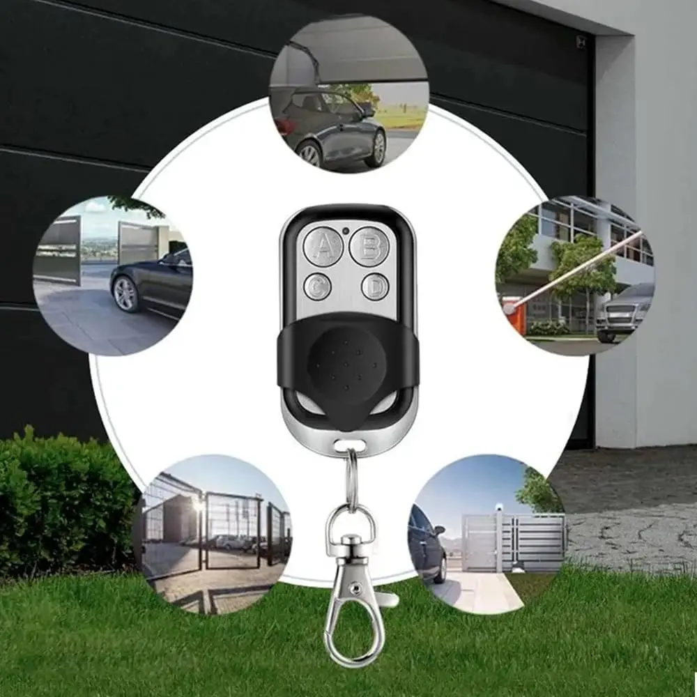 5 Packs 433.92MHz Universal Copy Remote for Cloning Electric Rolling Driveway Gate Opener Compatible with Various Brands