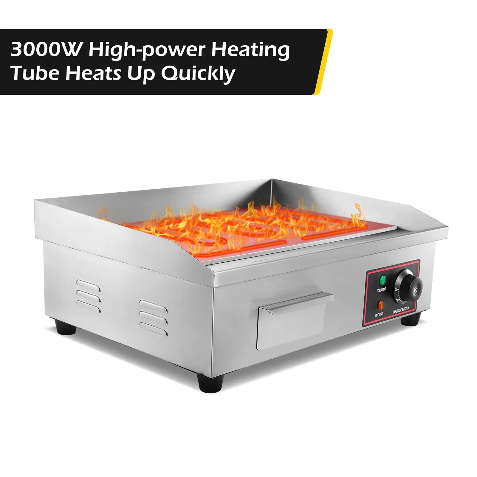 مطعم مكافحة الأعلى لوحة مسطحة الشوايات الكهربائية همبرغر الشوايات الكهربائية