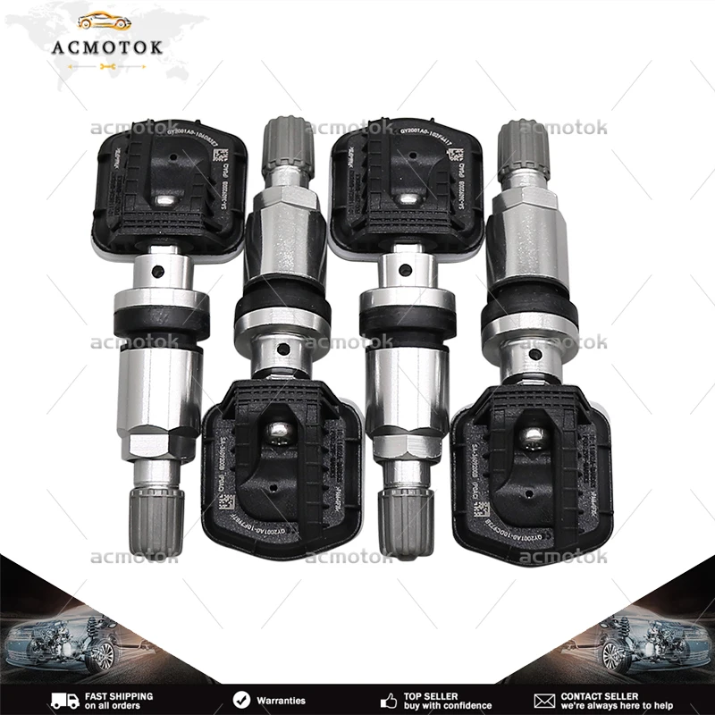 

Set of 4 SA-3609200B Tire Pressure Monitoring Sensor TPMS SA3609200B 433MHz For BYD E2 E3 Song Plus Tang DM-i EV Yuan Pro