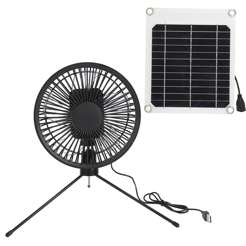 

Outdoor Use Portable Powered Fan Outdoor Cooling Fan Monocrystalline Silicon Material Portable And Lightweight Design