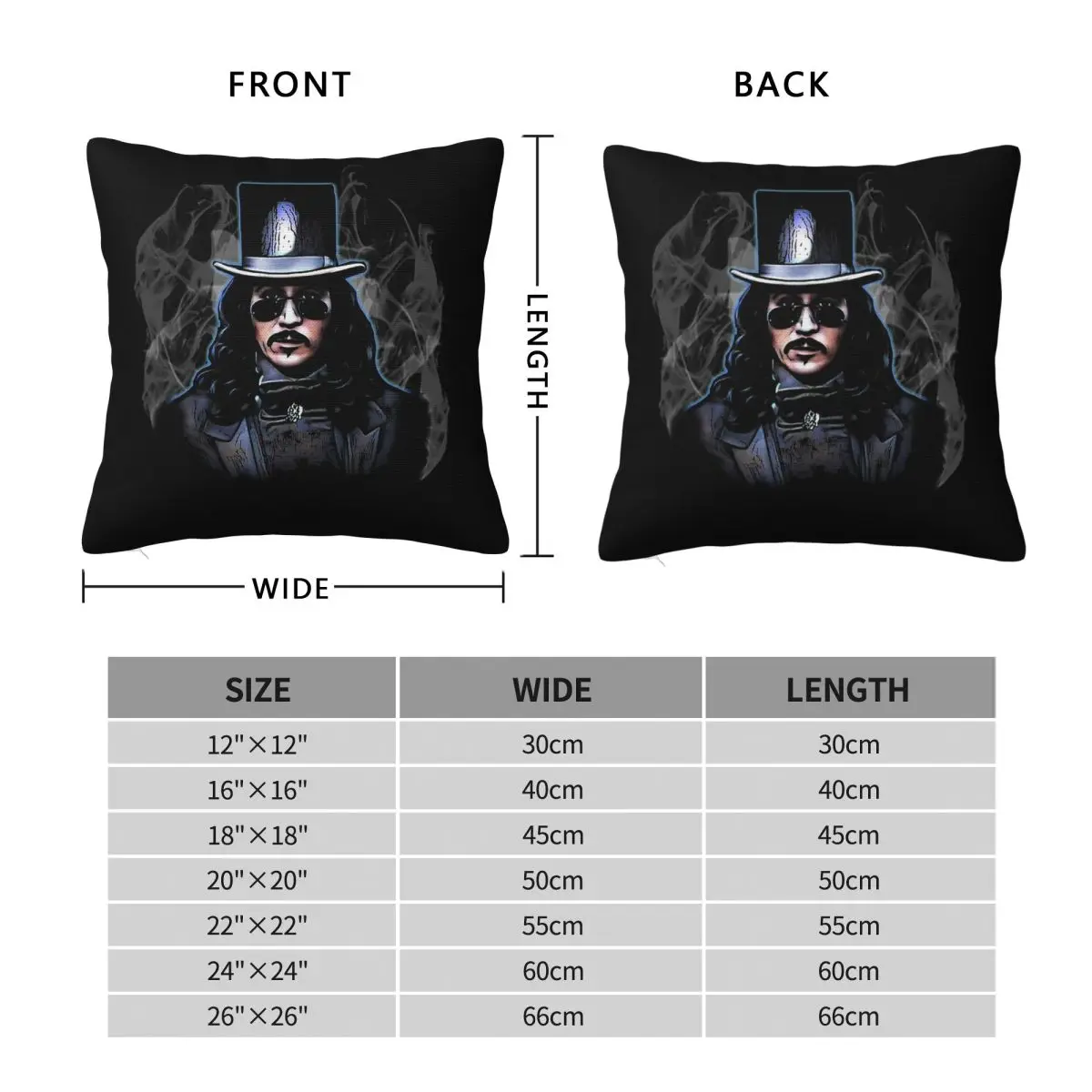 Bram Stokers Dracula Square Pillowcase Polyester Linen Velvet Pattern Zip Decor Throw Pillow Case Room Cushion Cover