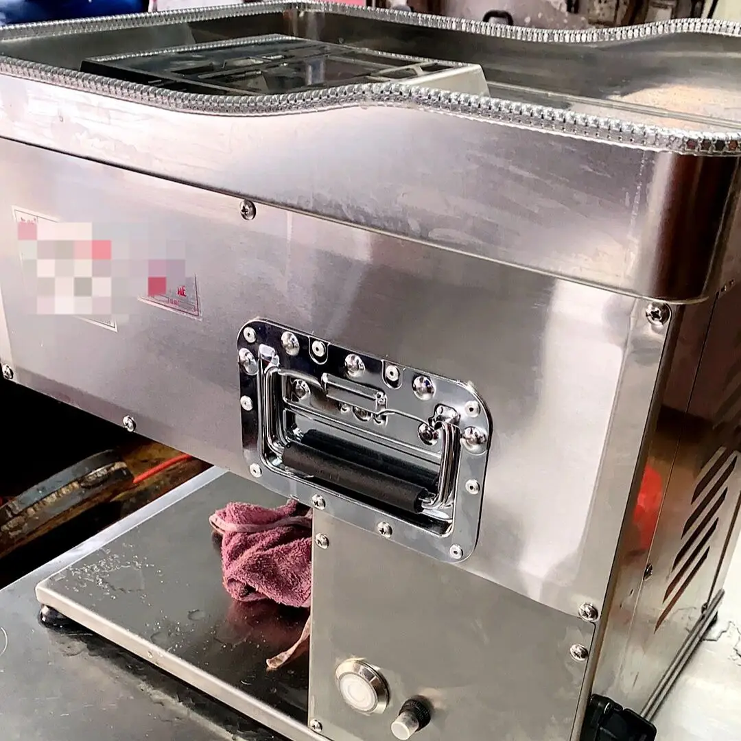 

Commercial Meat Slicer Cutter Machine Meat Cutting Machine Stainless Steel Electric Slicer For Vegetable Pork Lamb Home Use