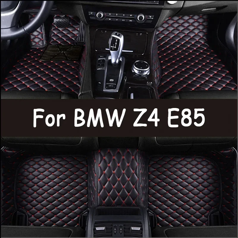 

Автомобильные коврики на заказ для BMW Z4 E85 2009 2010 2011 2012 2013, роскошные кожаные мужские и женские автомобильные коврики с полным покрытием 05