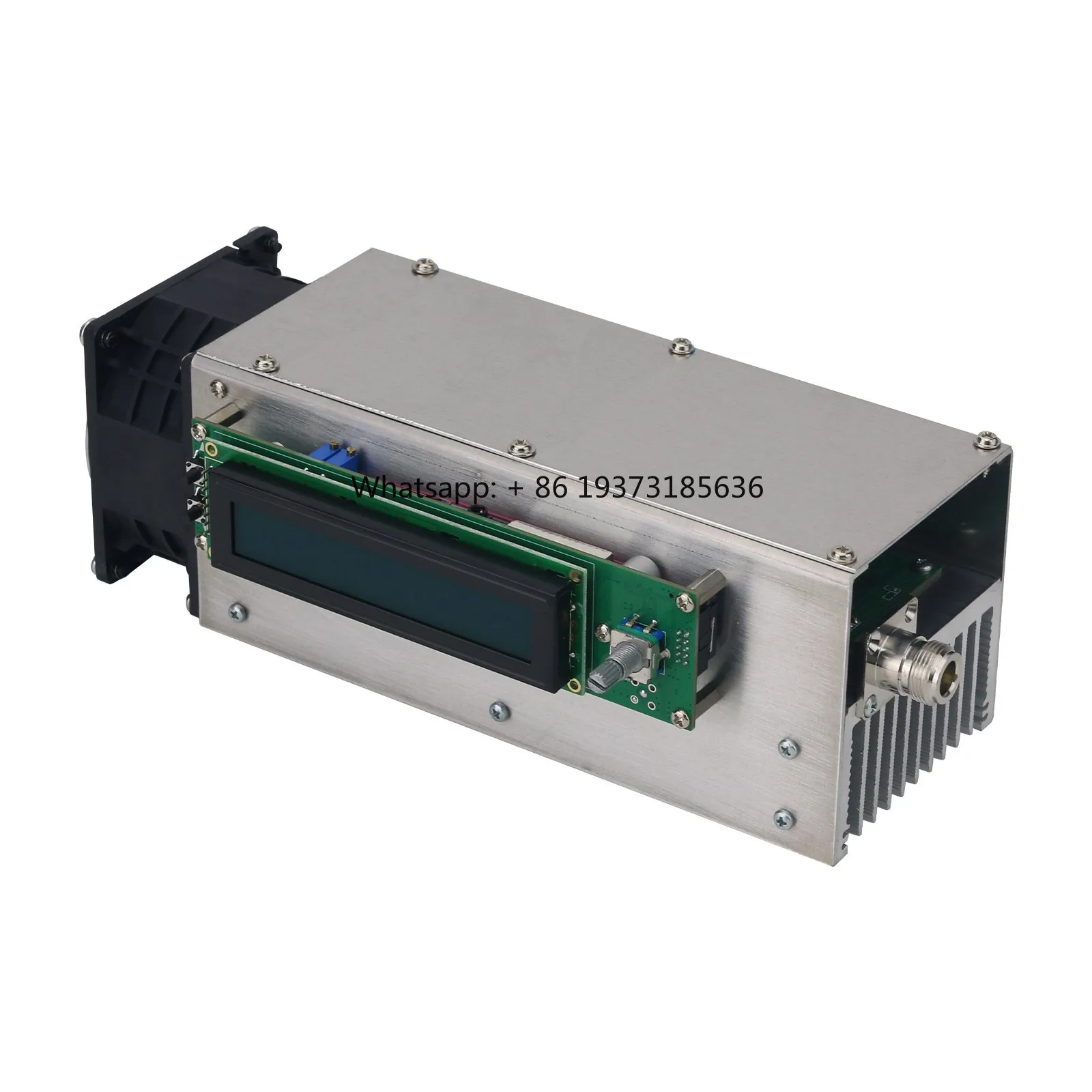 200W 87.5-108MHz Adjustable FM Stereo Transmitter with Full Protection Design for Ham   Station
