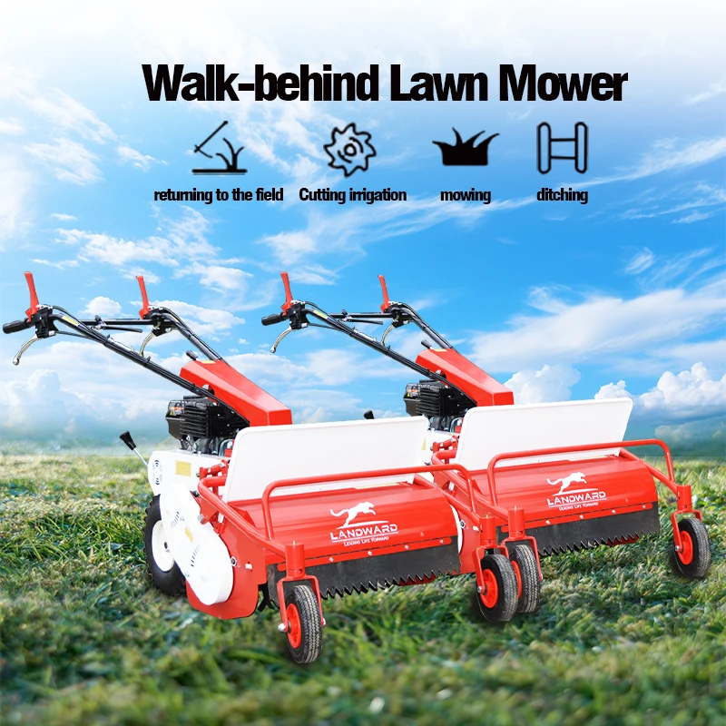 

Farm Use 9 HP Small Lawn Mower High Quality Rubber Crawler Grass Cutter Wholesale Walk-Behind Wheeled Lawnmower Customized Sale