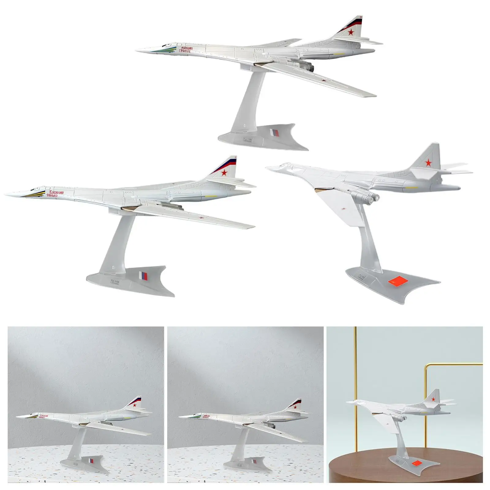 

1:200 Scale Aircraft Model for Display, Diecast Fighter Toy for Collectors