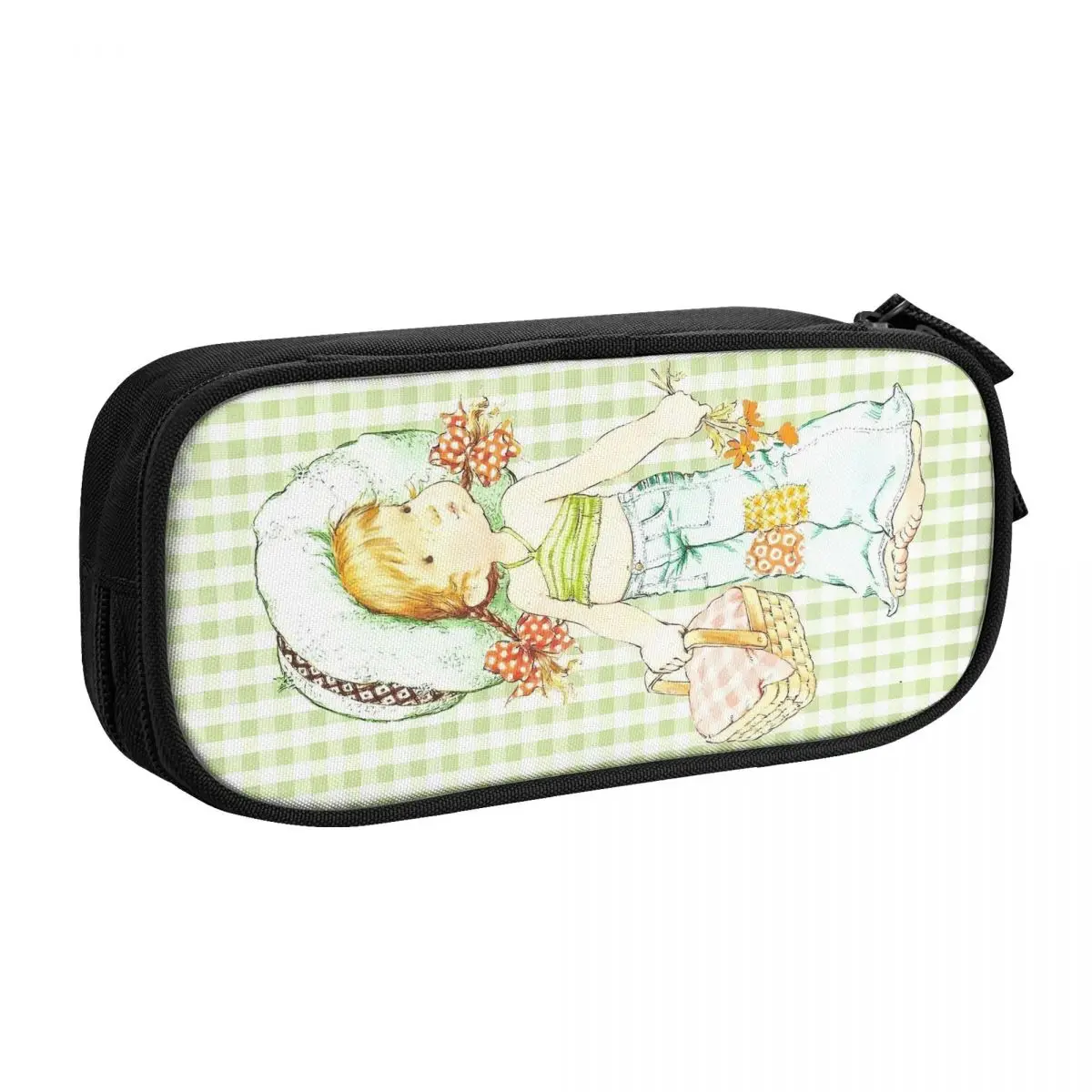 مخصص لطيف رائعتين S-Sarahs K-Kays مقلمة للبنين بنات تخزين كبير فتاة الكرتون القرطاسية حقيبة قلم رصاص #2