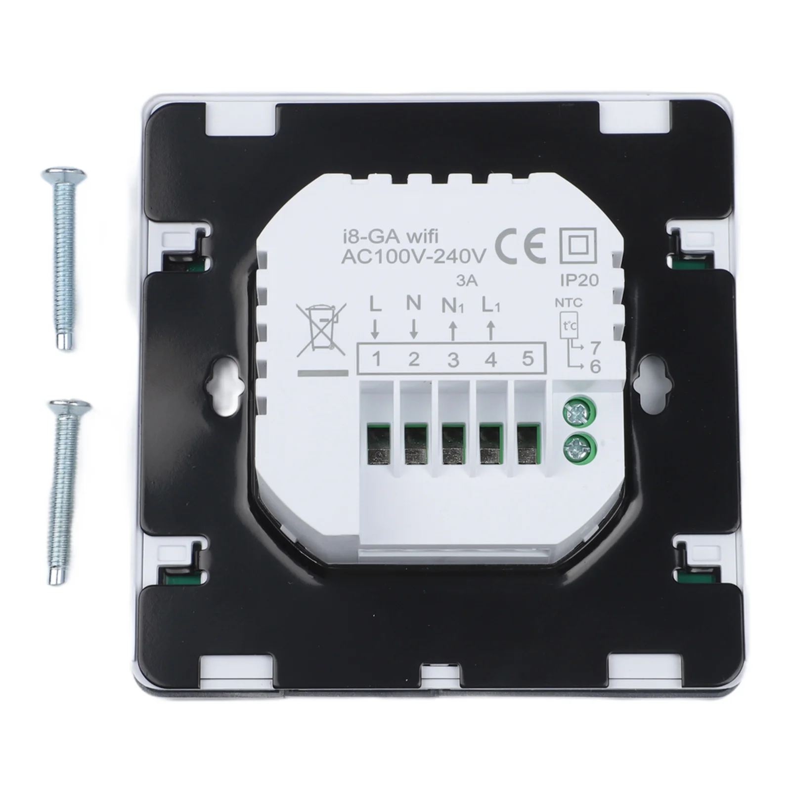 For Tuya Compatible WiFi Thermostat Electric Floor Heating and Wallmounted Boiler with LCD Screen and App Control