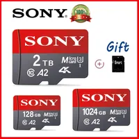 SONY New 2TB SD Card 64GB 128GB 256GB 512GB 1TB Class10 High Speed Micro SD Class TF Card for Drone Equipment Audio PC Ps5 Game