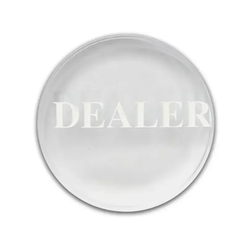 مؤشر موضع زر توصيل البوكر الكريستالي المستدير لحفلات تكساس هولدم كاسينوس ألعاب منزلية ملحقات البوكر #1