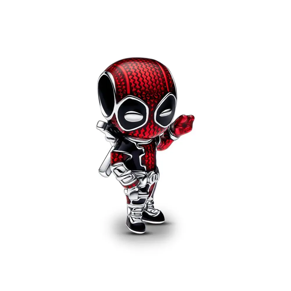 Disney Marvel Stering Silver 925 Deadpool Charms Spider-Man Pendant Fit Original DIY Pandora Bracelet Jewelry Accessories Gift