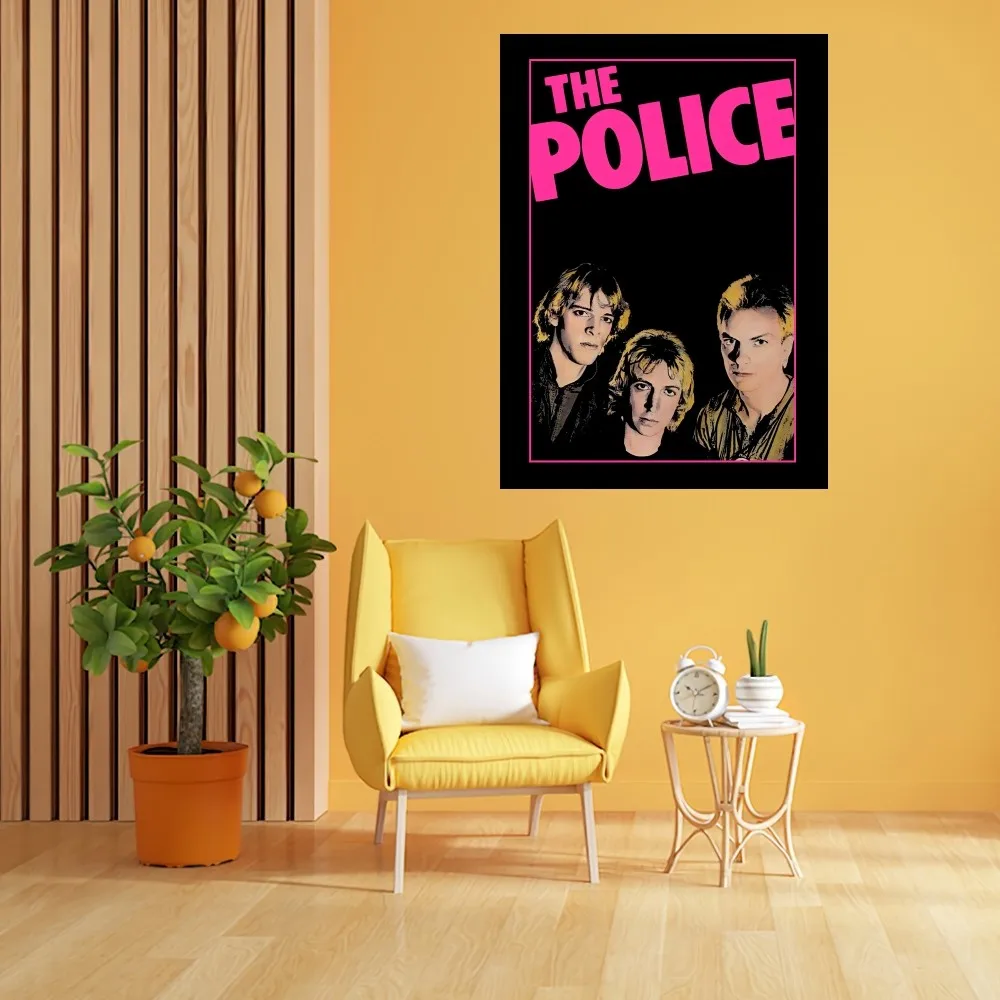 Rock Band The Police Poster Prints Wall Painting Bedroom Living Room Decoration Office Small