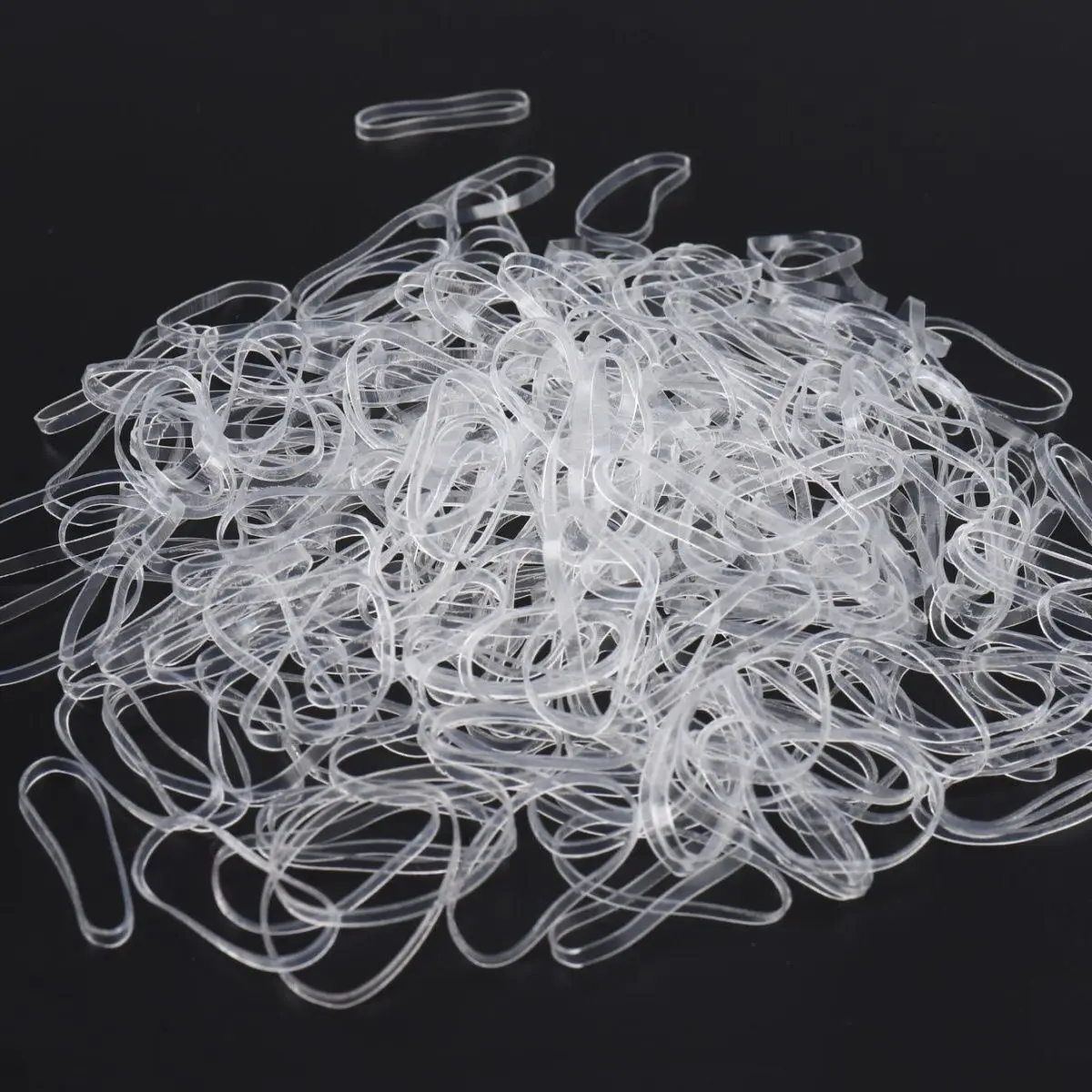 Akcesoria dla lalek BJD z gumkami, białe gumki do włosów, opaska na głowę, peruka, małe gumki i doskonała elastyczność.