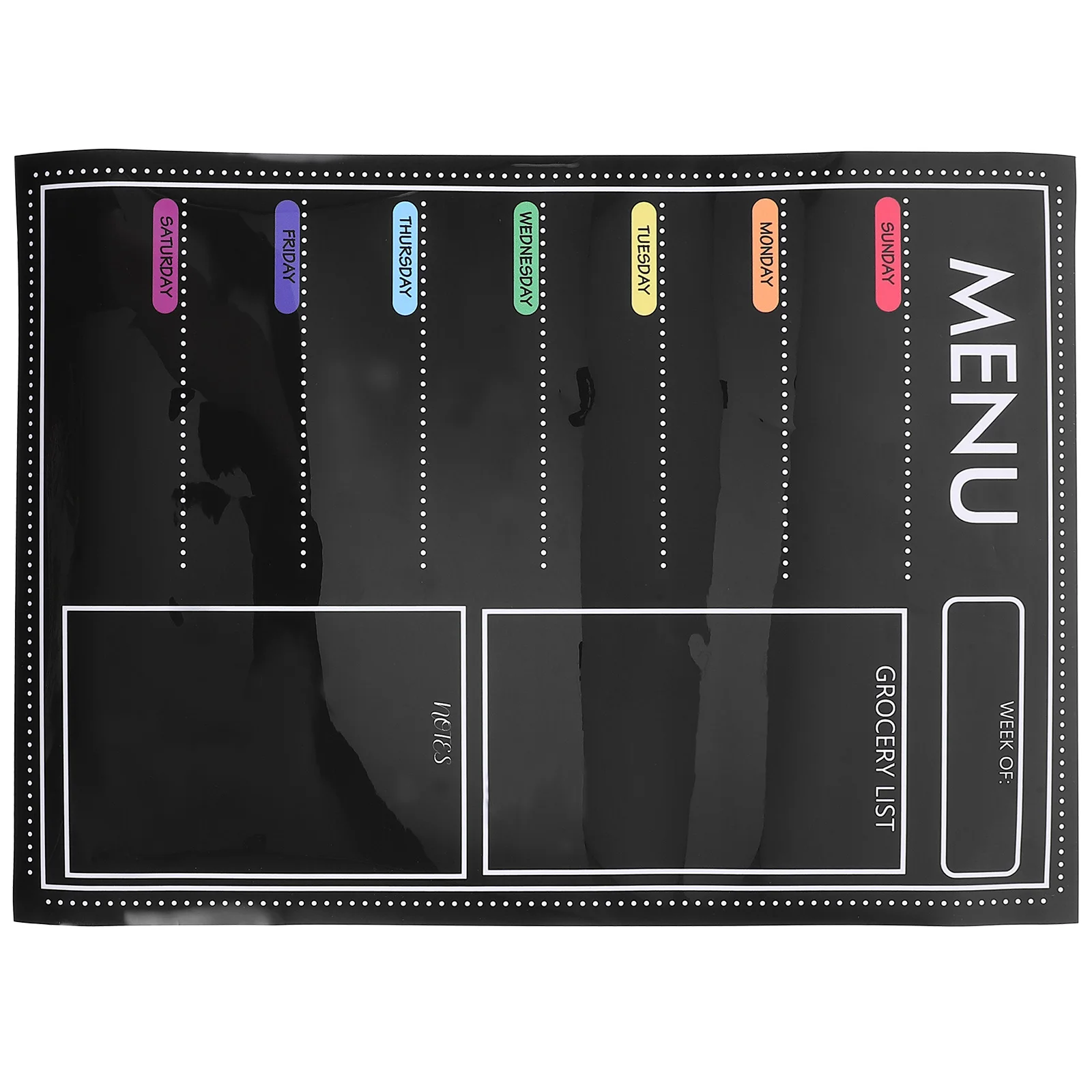 Magnetic Menu Board Refrigerator Dry Erase Week Planner 9 Sheets Kitchen Meal Organizer Household Fridge Magnet Scheduling Board