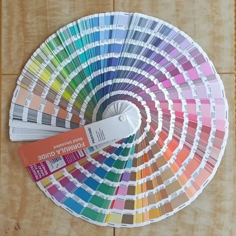 2022 New Version Pantone Formula Coated Uncoated Color Guide Card GP1601B for Professional Printing and Coating with 2390 Colors