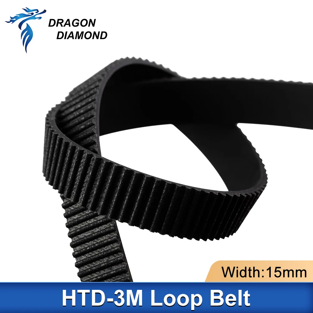 HTD 3M Closed Loop Timing Belt Transmission Belts Strap Perimeter 225 228 255 267 282 285 300 324 336 351mm Support Customized