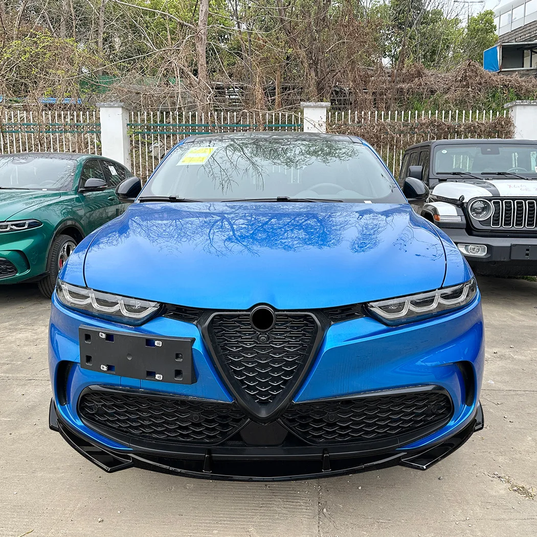 

For Alfa Romeo Tonale 2023+ Front Bumper Lip Spoiler Diffuser Exterior Modification
