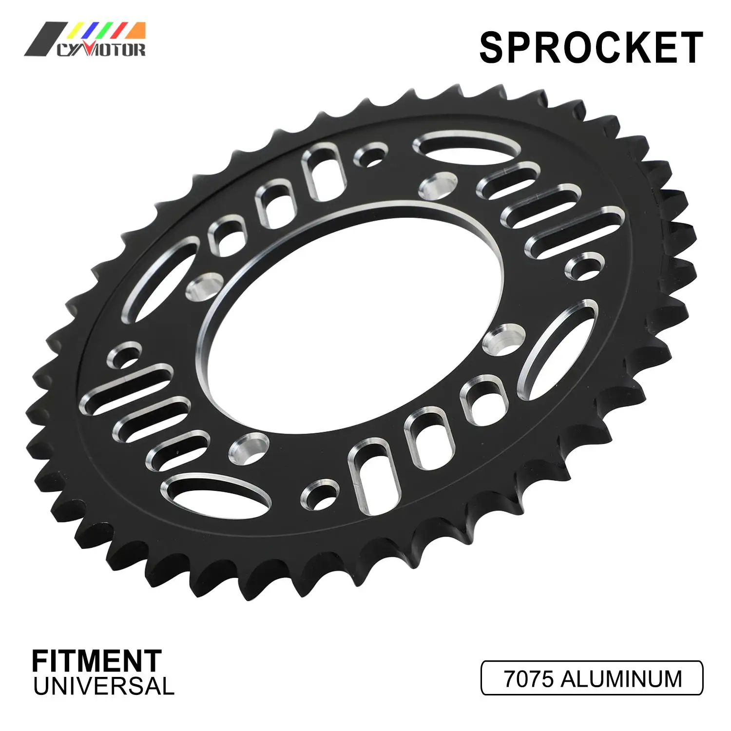 Universal 41T 43T Chain Sprocket Motorcycles Accessories Aluminum 7075 For 50 70 90 110 125 140 150 160 170 cc Off-road Bike