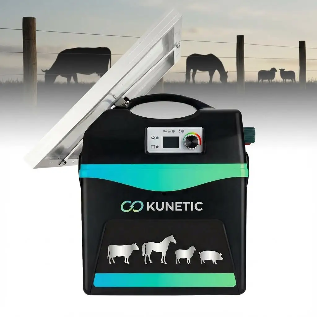 Electric Fence Energizer Charger Durable High Quality Solar Kit for Farm Security and 150KM Long Range Control