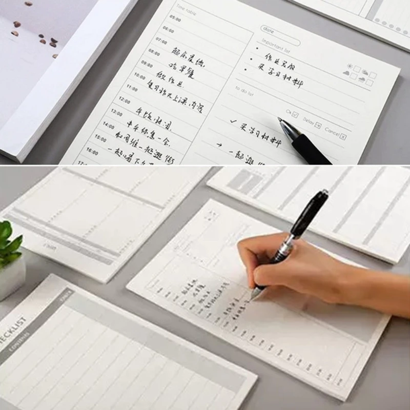 Compacto e Durável Gestão Executiva Notebook, Business Planner com Rasgo Página para Planejamento e Lembretes