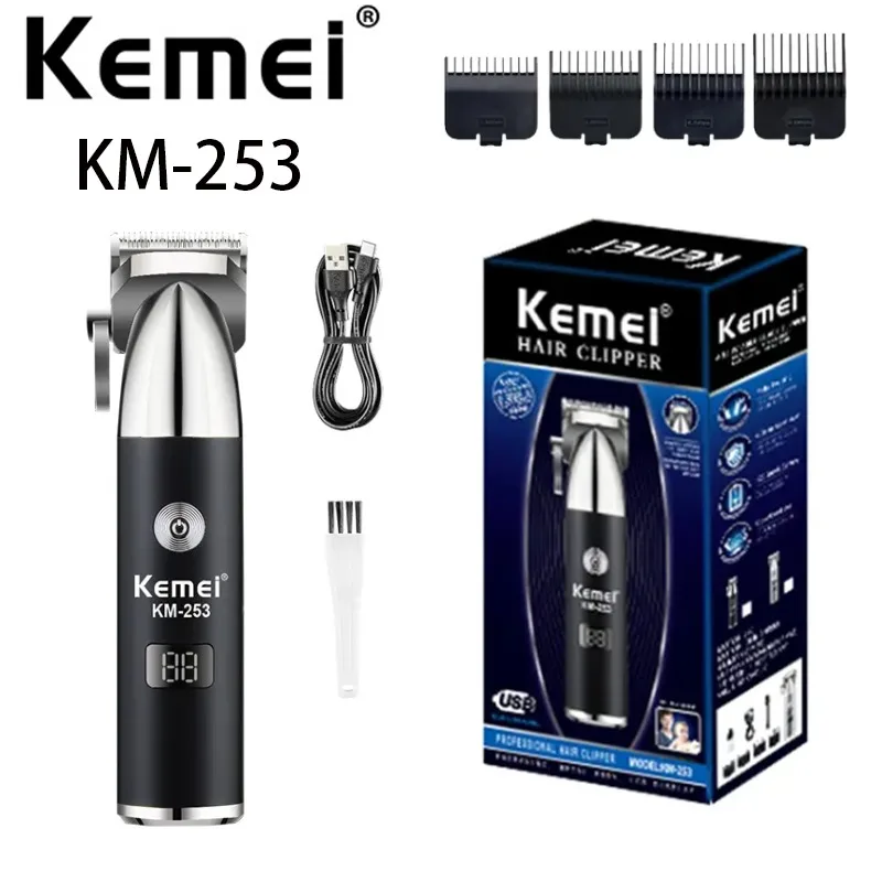 

Профессиональные технические беспроводные парикмахерские машинки для стрижки волос, Электрические перезаряжаемые, лучший триммер для волос, сделано в Китае, kemei