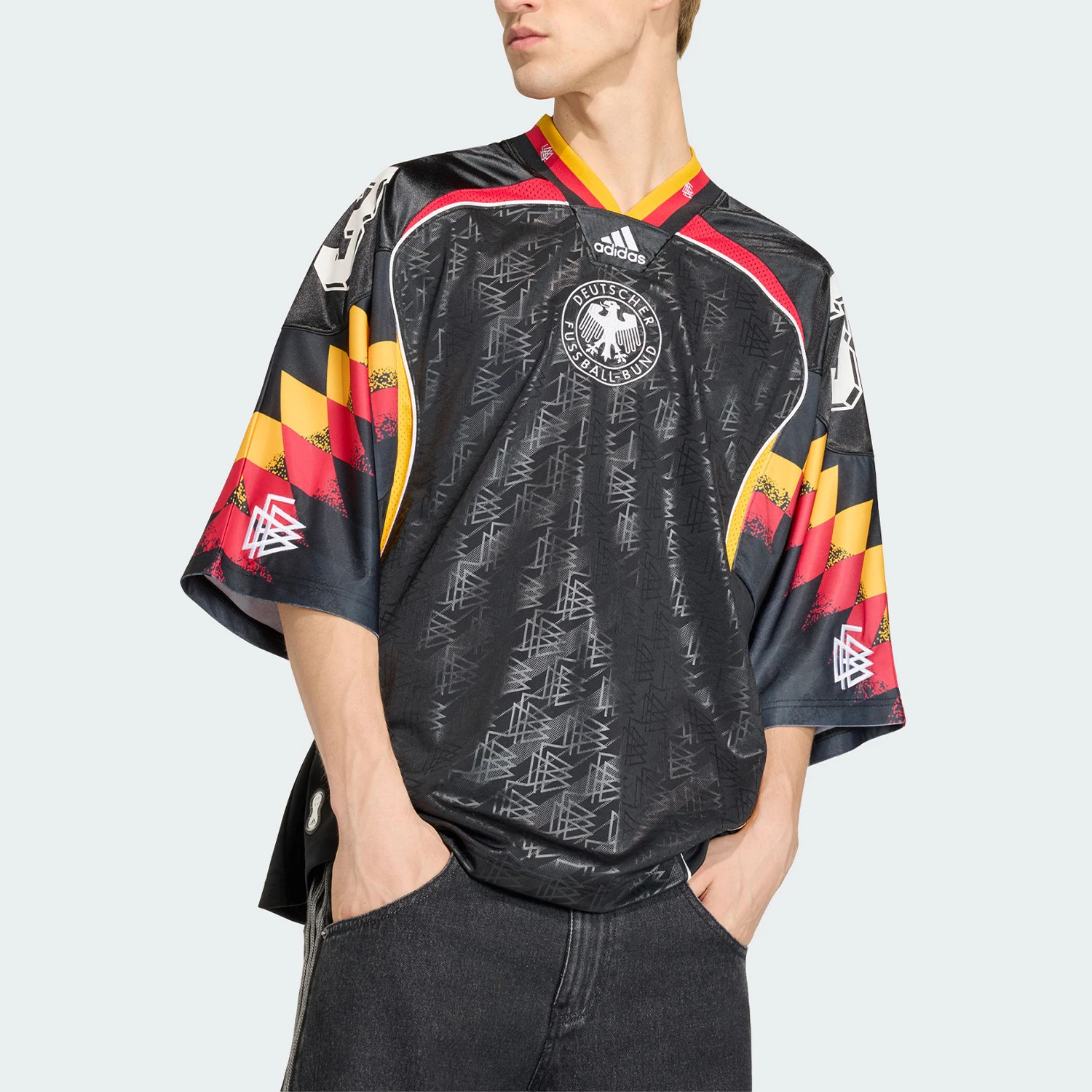 Adidas genuine clover men's knitted casual jersey short sleeved T-shirt KD5980
