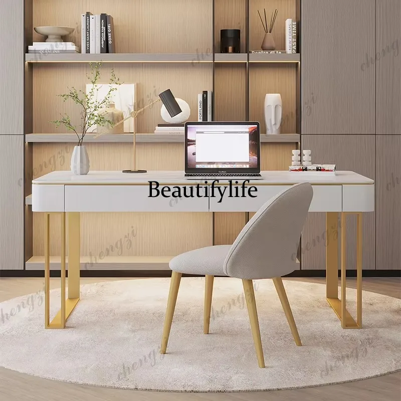 Z138 Designer Luxury Modern Office Desks Storage Drawers Chair Writing Studying Computer Desks Standing Laptop Escritorio