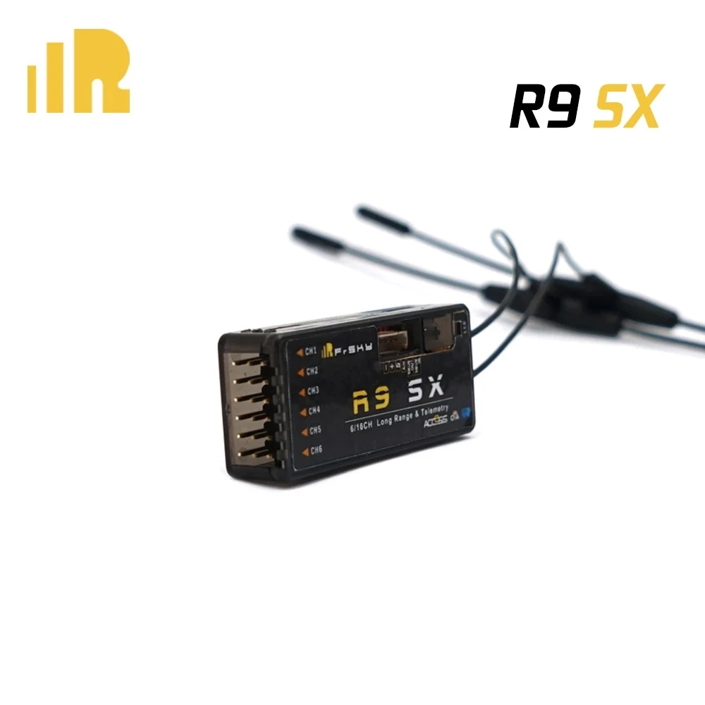 Frsky r9sx強化されたr9スリムアクセスロング範囲レシーバー868mhz/915mhz 6 pwm/16 sbus (ch16 rssi) for r9m lite pro/r9m 2019