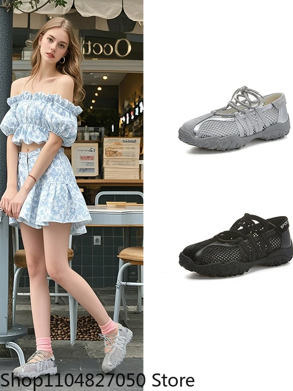 Mary Jane oes Дышащая повседневная женская обувь из натуральной кожи с вырезом, летняя модная обувь Me Upper Spor с низким вырезом