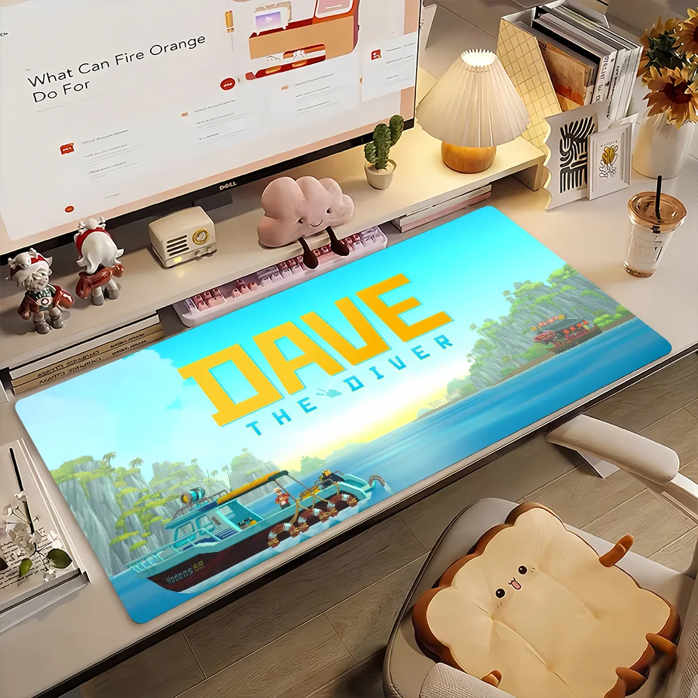 

Коврик для мыши Game Daves the Diver, нескользящий, резиновый, для геймеров, балансирующий, для компьютера, декоративный, для стола, для ноутбука, офисный, большой