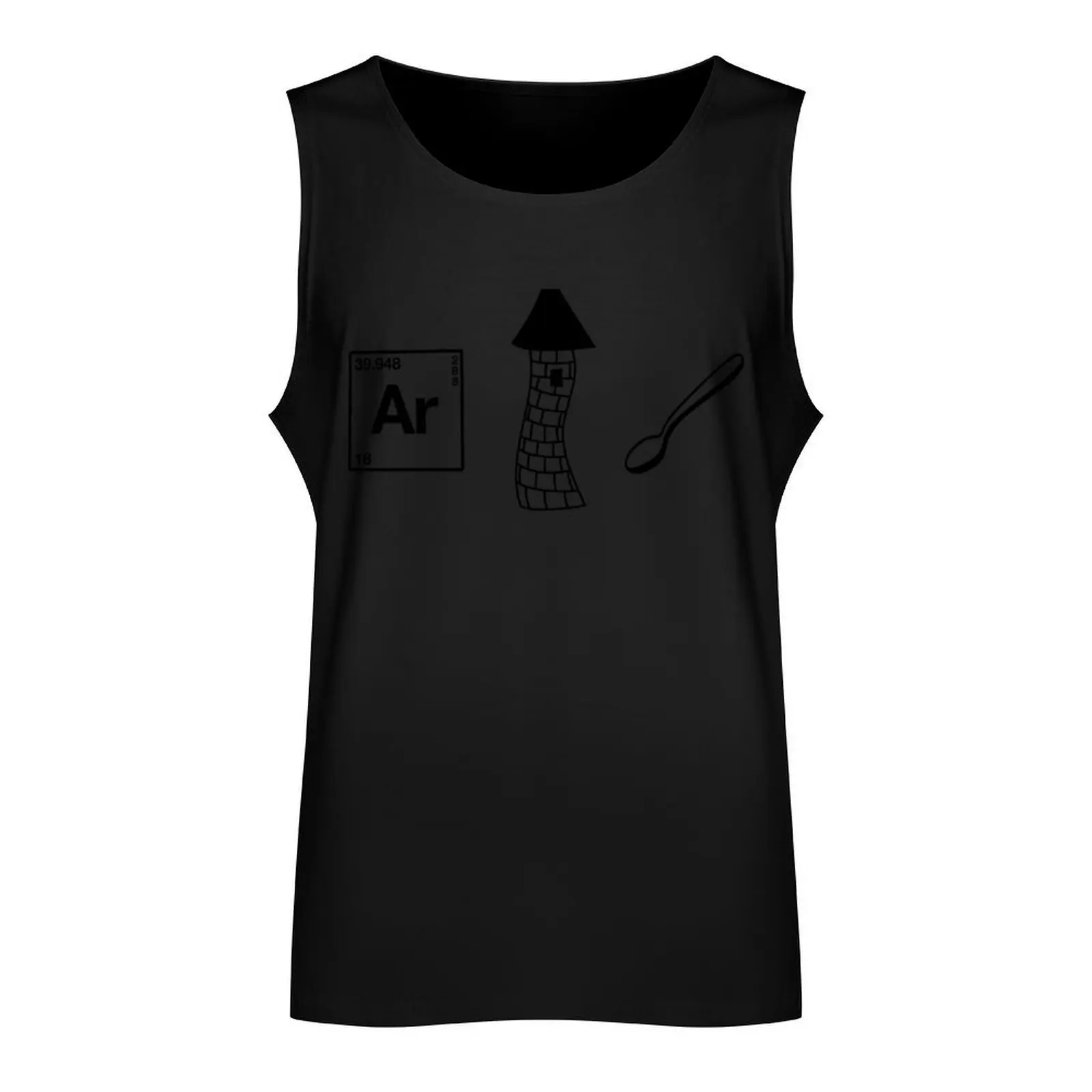 Arthuuuuuur Cuillèèèèèèère - Black Tank Top men clothes Japanese t-shirt