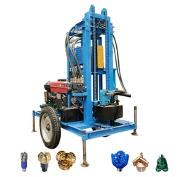 Manufacturing 100m 200m 300m Electric Drilling Machine Max.100m Rock Drilling Portable Water Well Drilling Rig