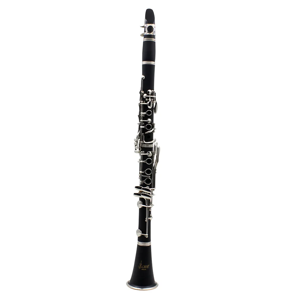 

Hooqu 17-Key Clarinet Set Adult Beginners Play B-flat Clarinet Bakelite Nickel Plated Clarinet Instrument