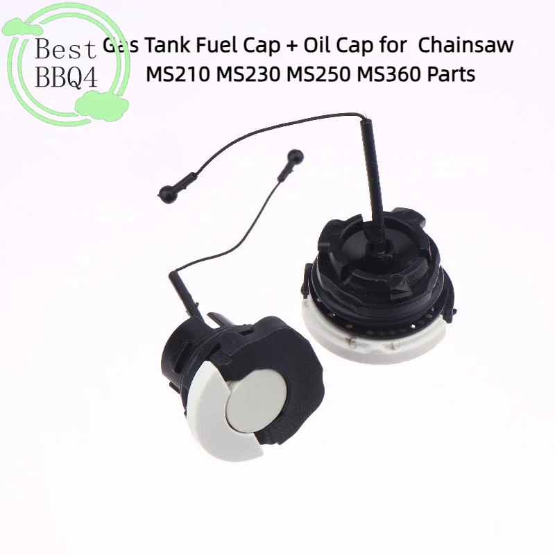 BBQ4 2Pcs/set Fuel Cap Oil Cap For SH MS210 MS230 MS240 MS250 MS360 MS192T 034 036 Chainsaw Replace Part