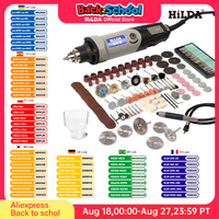 HILDA Electric Drill Rotary Tool Electric Tools Variable Speed 400W Mini Drill 6 position Rotary Tools mini grinding machine