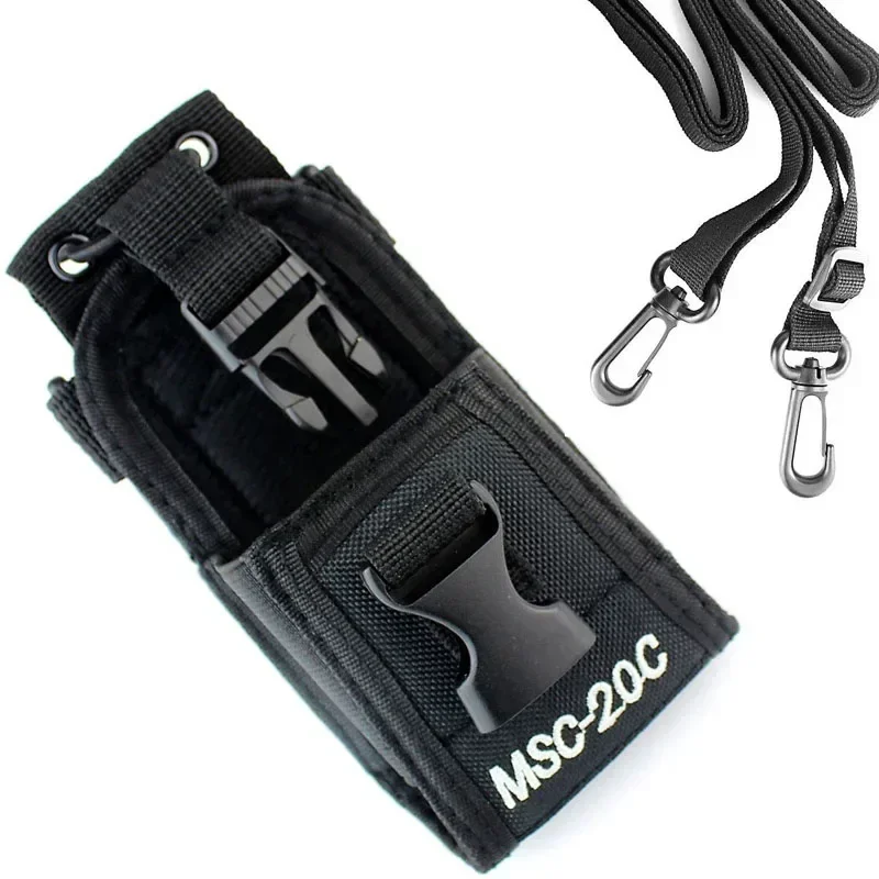 Baofeng MSC-20C Nylon Multifunction Universal Radio Pouch Bag Holster Carry Case for UV-5R UV-82 Motorola Yaesu Walkie Talkie