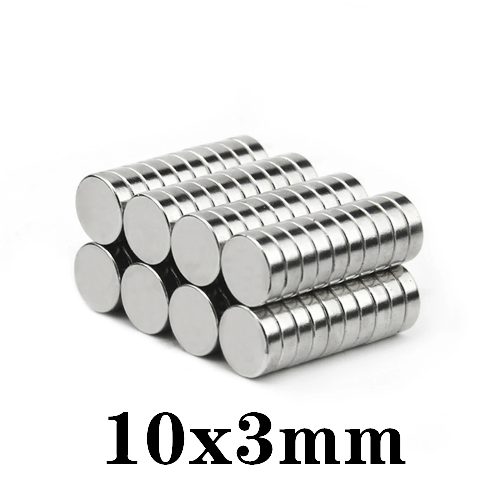 10-500pcs 10x3mm Magnet Small Round Magnet Strong magnets Rare Earth Neodymium Magnet 10*3mm