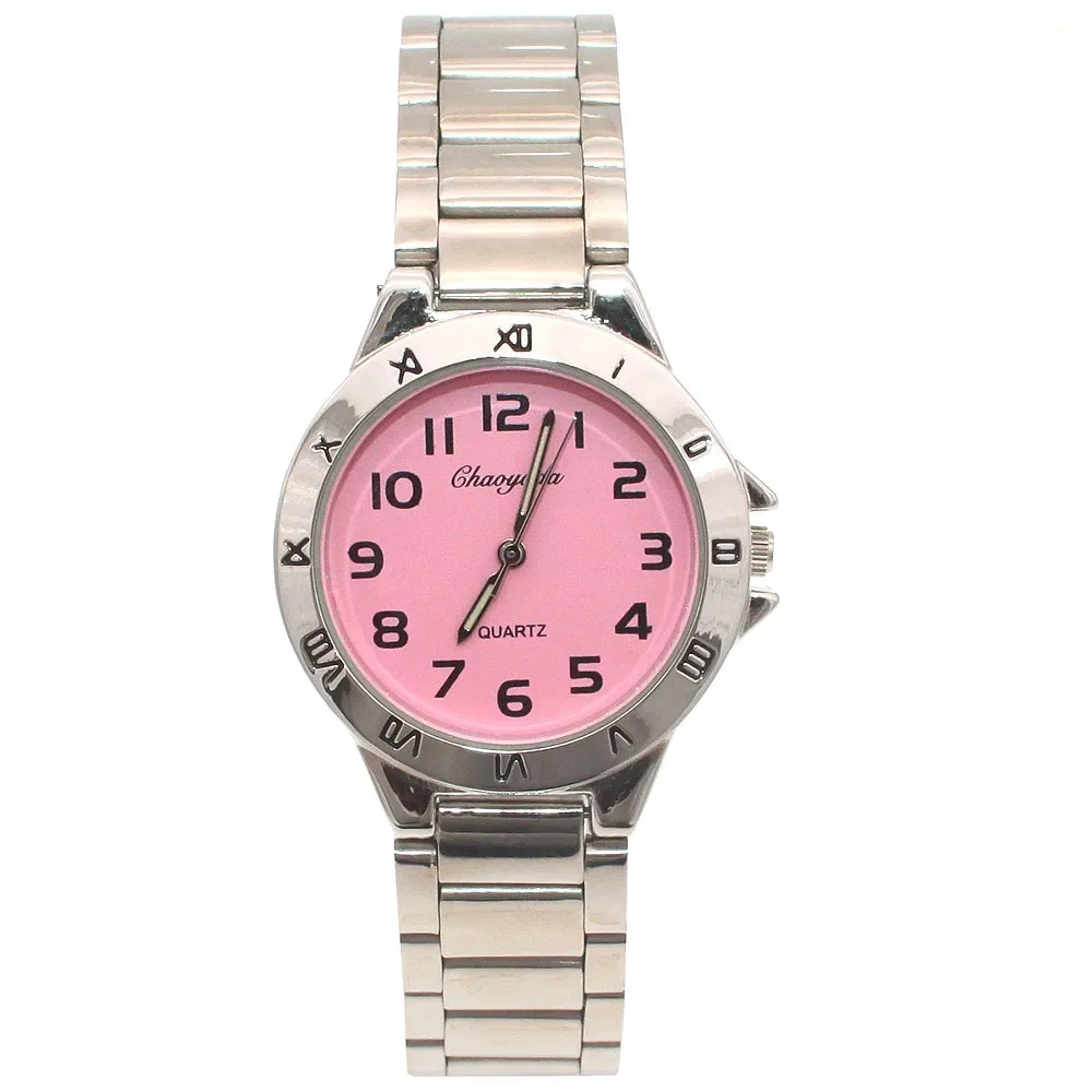 High Quality Women Watches Casual Lady Simple Watch Fashion Band Men Women Stainless Steel Band Quartz Dress Wristwatch