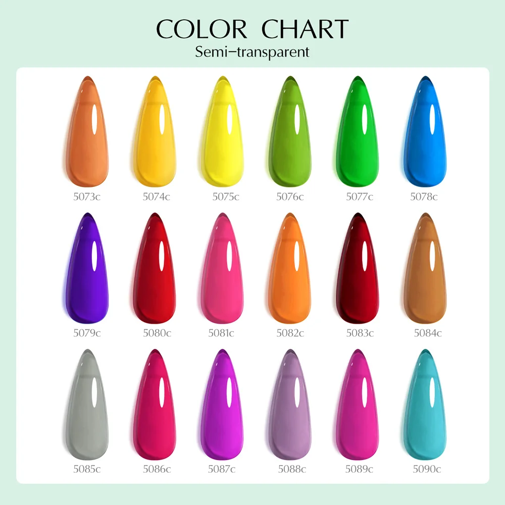 VENALISA 10 ml Nagel-Gel-Nagellack, neue Formel, vegan, HEMA, TPO-frei, durchscheinendes Gelee, Nude-Gel-Nagellack, buntes Lack, semi-permanent – Detail 9