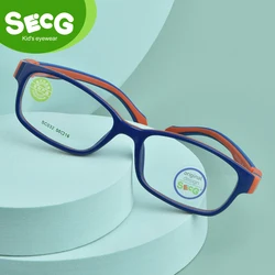 SECG Ultralight elastyczny miękki dzieci rama dzieci optyczna ramka do okularów okulary do wzroku Lunettes De Vue Enfant