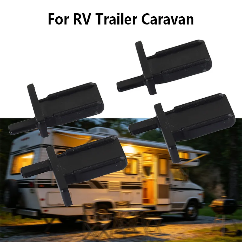 4pcs RV Motorhome Remis Window Blind End Clips Left Right Pegs for Caravan Trailer Camper Accessories