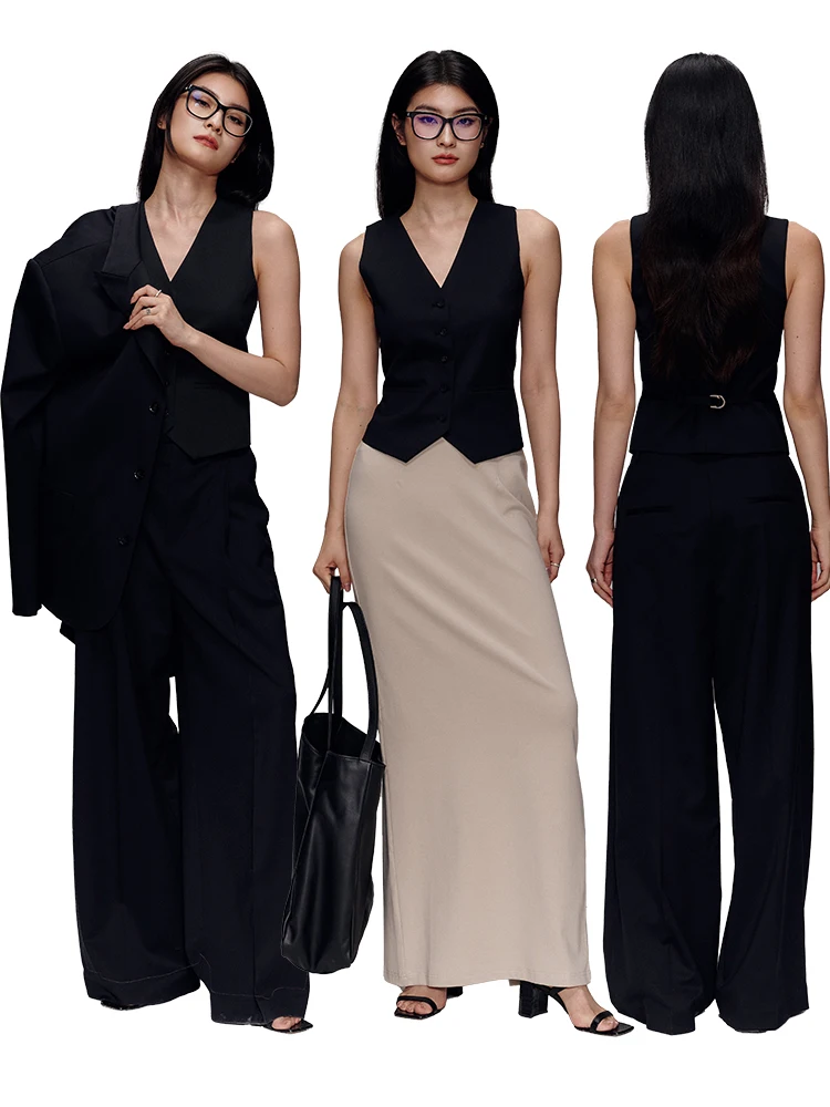 

Женский костюм-двойка Evol33ESPK: жилет и пиджак с V-образным вырезом, прямой крой, смесовая ткань, для офиса и повседневной носки