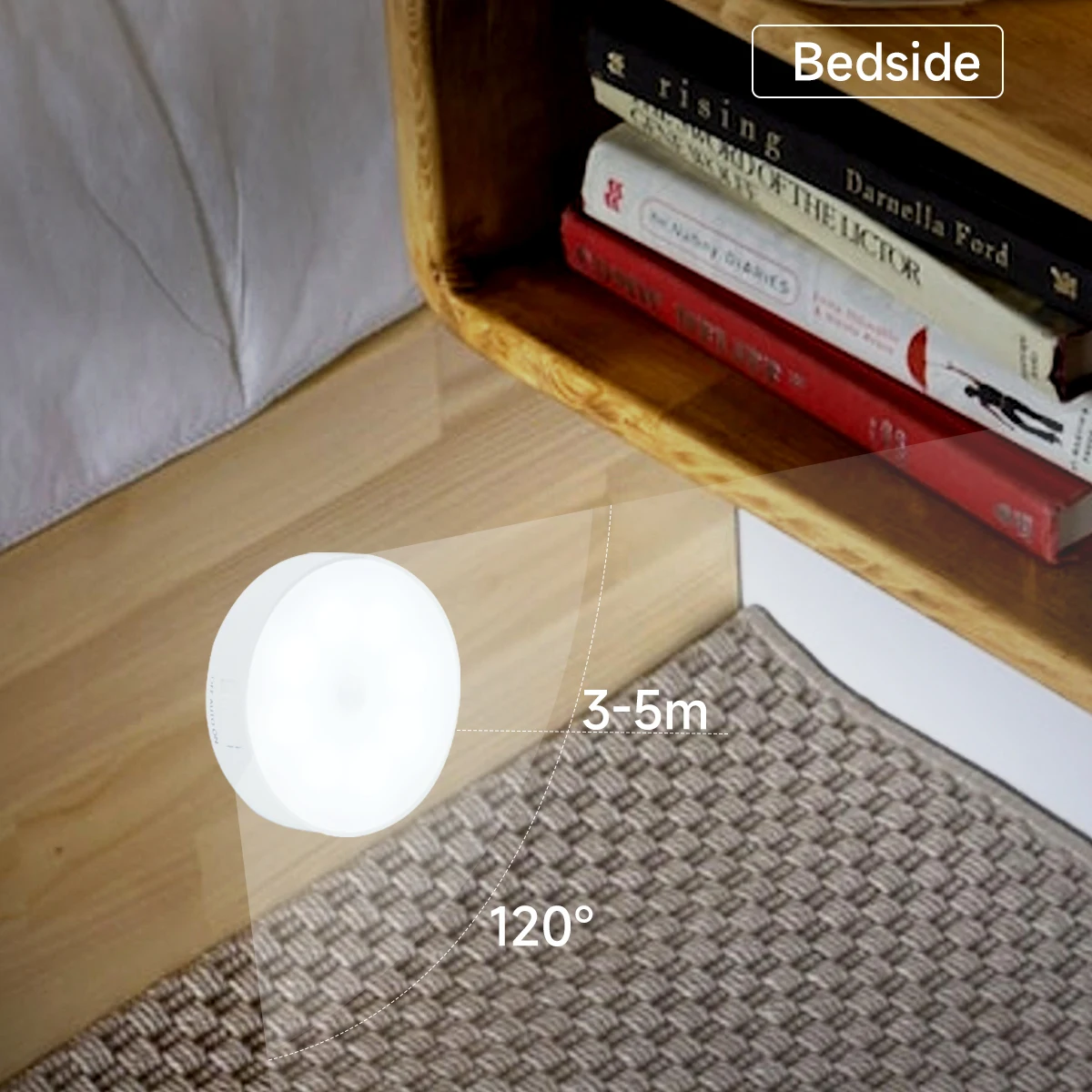 Bewegungs sensor LED-Licht USB Nachtlichter kosten pflicht ige Lampe für Küche Schlafzimmer Treppen Flur Schrank Schrank Kleider schrank Nachtlichter