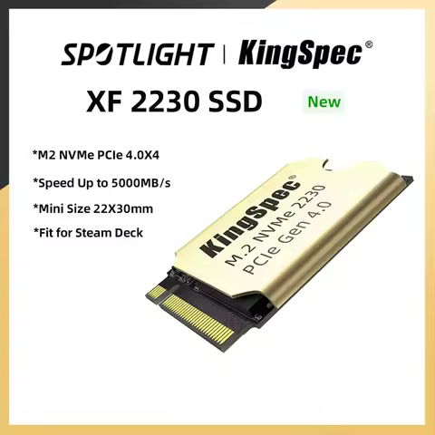 KingSpec 2230 M2 NVME PCIE 2tb 1tb 512gb Ssd for Steam Deck M.2 Mini PC Surface Laptop Desktop M2 NVMe 4.0x4 Internal Hard Disks
